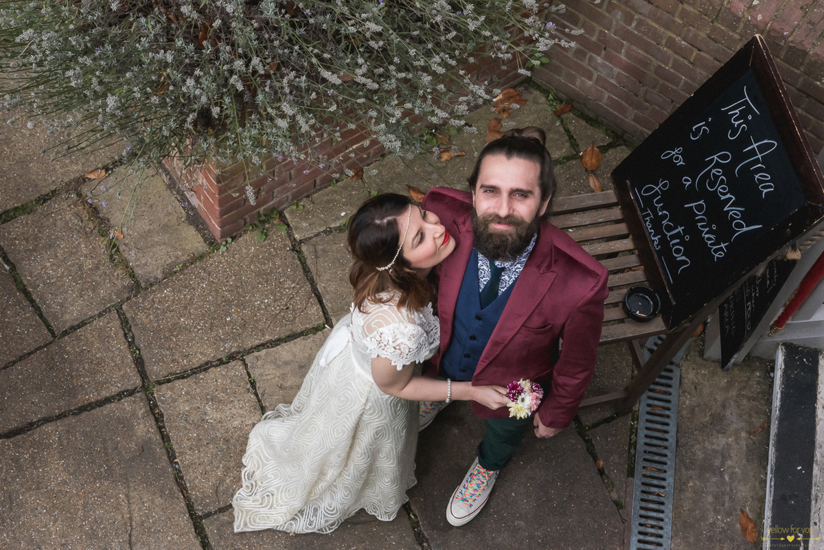 bride and groom dress bride newbury england europe intimate creative wedding creative photography