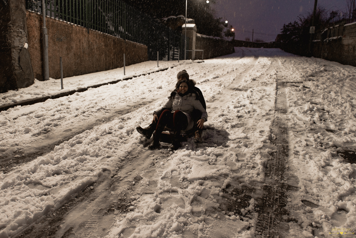 snow cork city  engagement photo shoot cork ireland