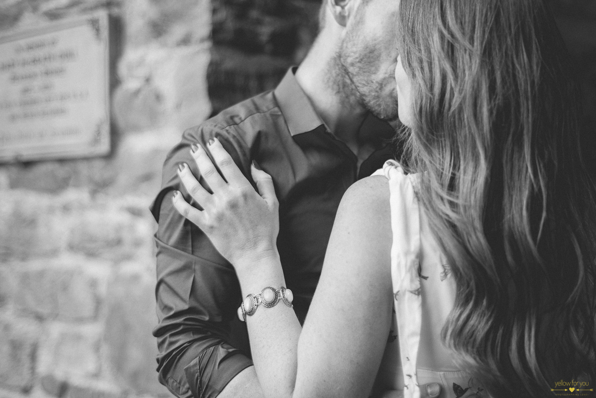 hands rings castle engagement photo shoot cork ireland