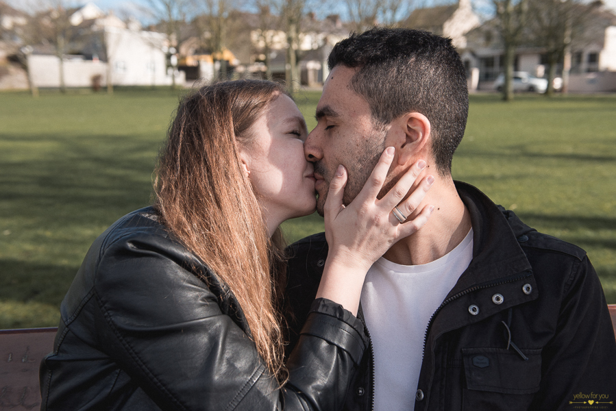ireland kiss engagement photo shoot cork 