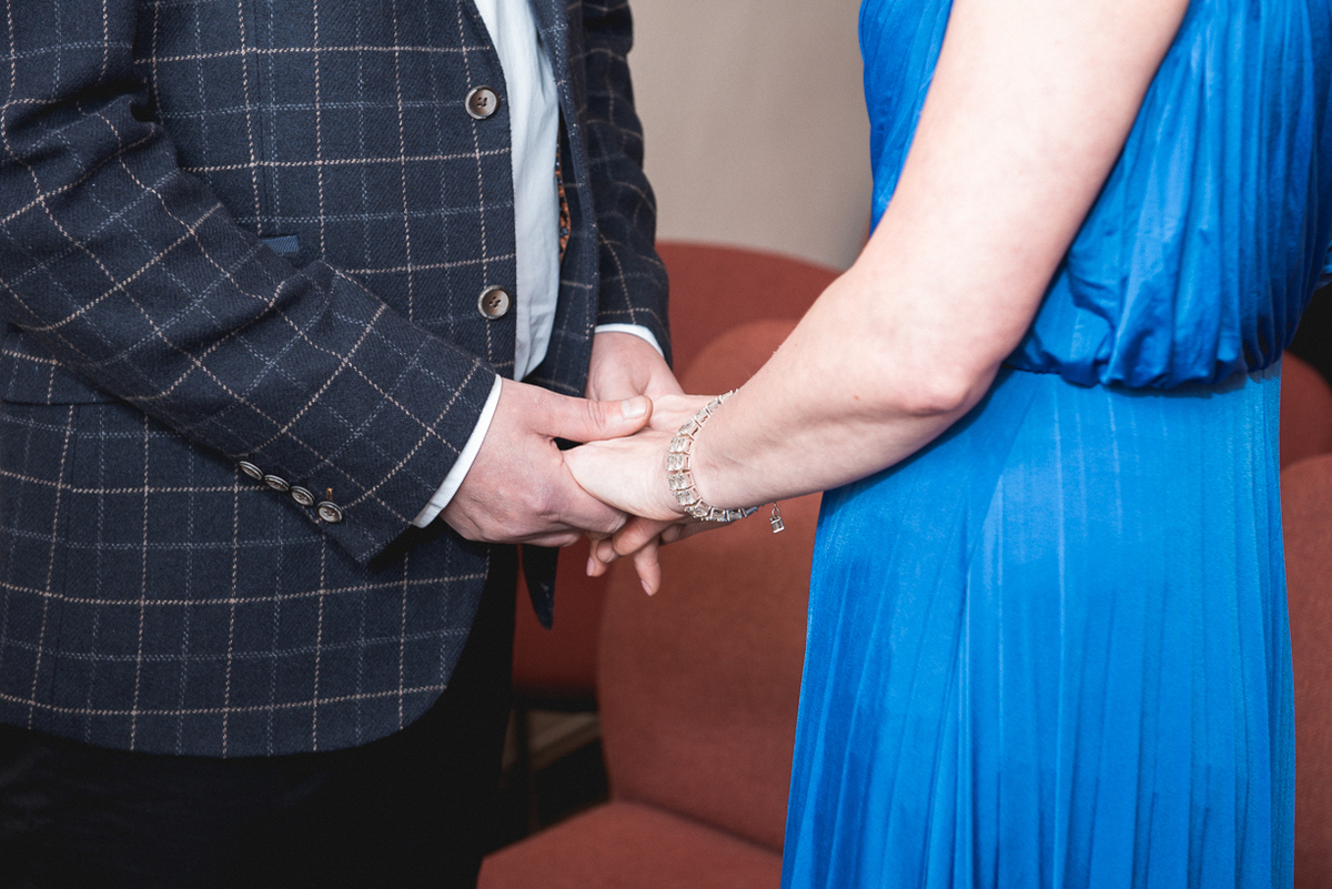 hands together wedding bride cork ireland europe intimate creative wedding creative photography