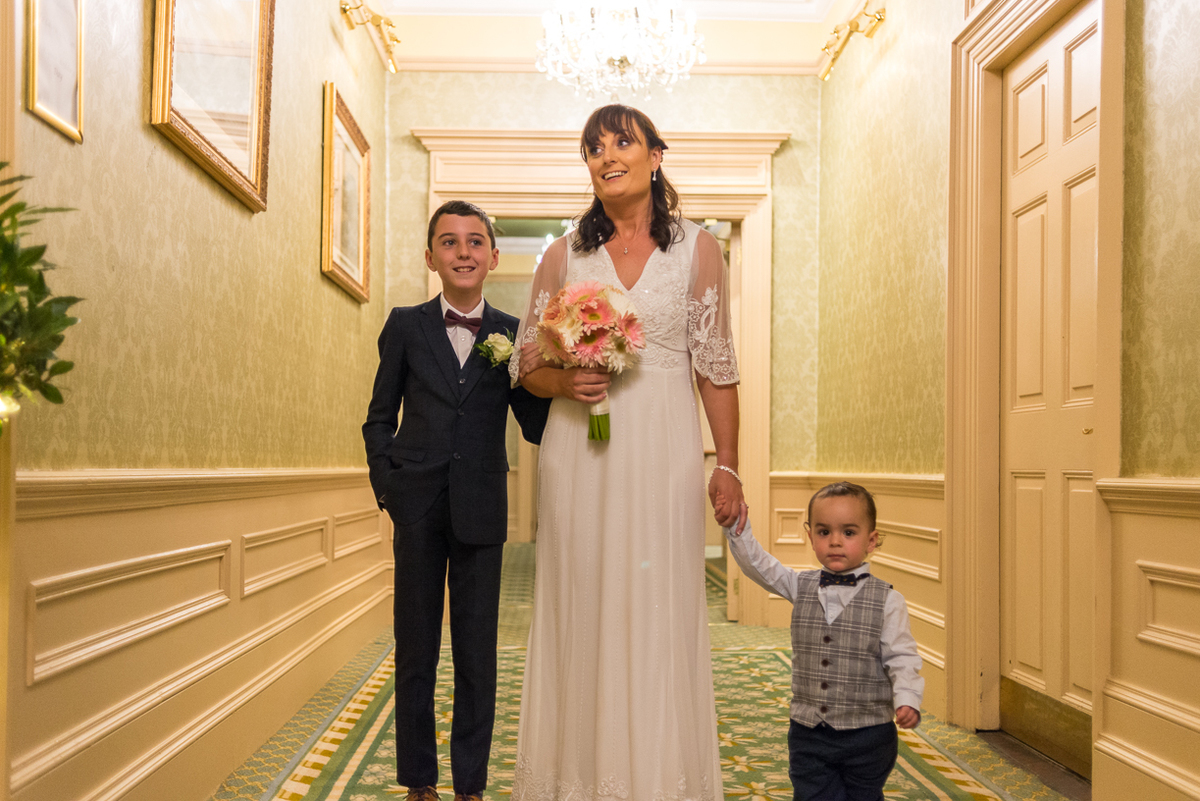bride entrance wedding cork ireland europe intimate creative wedding creative photography imperial hotel cork