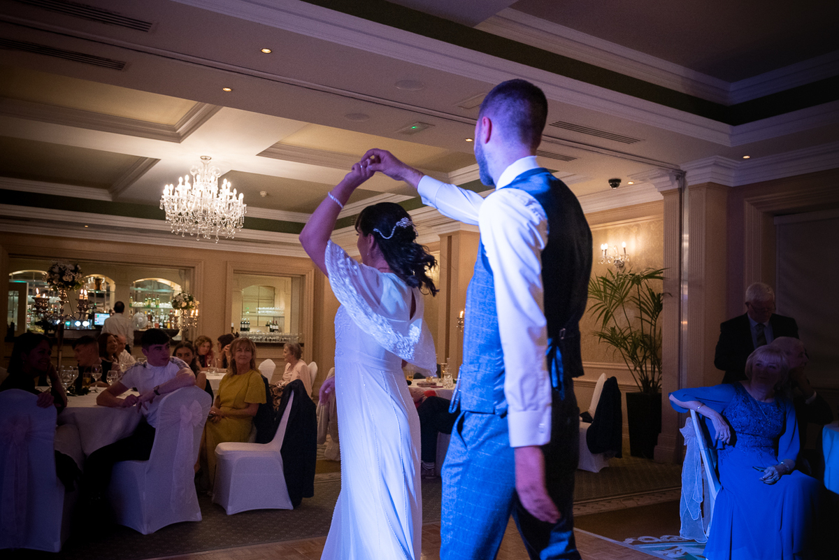 first dance wedding wedding dancing civil marriage cork ireland europe small wedding creative wedding creative photography imperial hotel cork bride dress