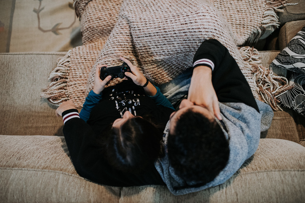 ensaio casal em casa