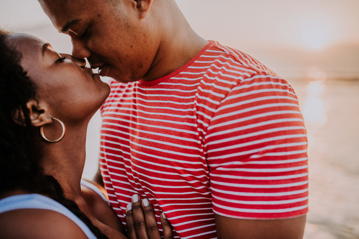 ensaio casal na praia