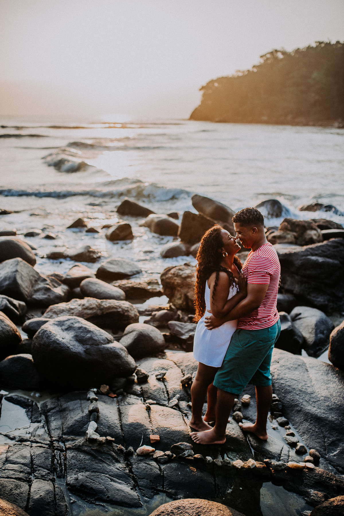 ensaio casal na praia