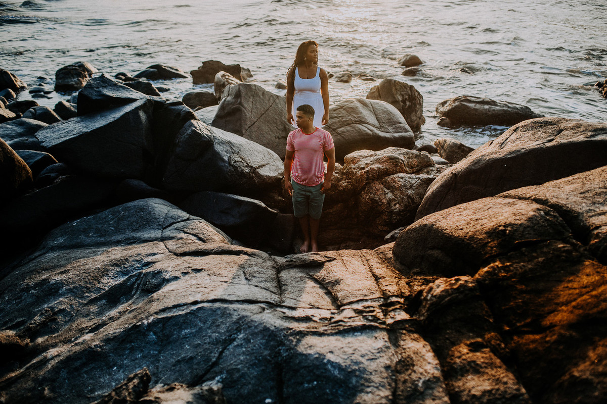 ensaio casal na praia
