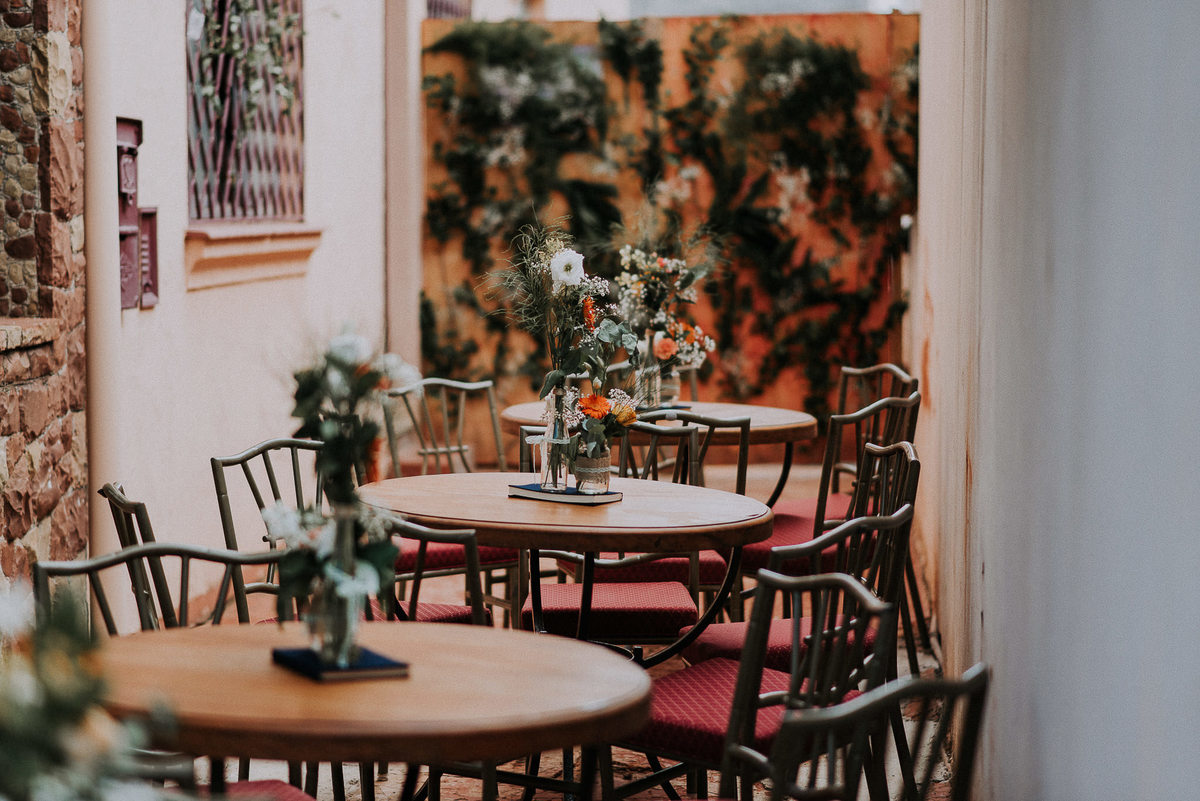 decoração mini wedding