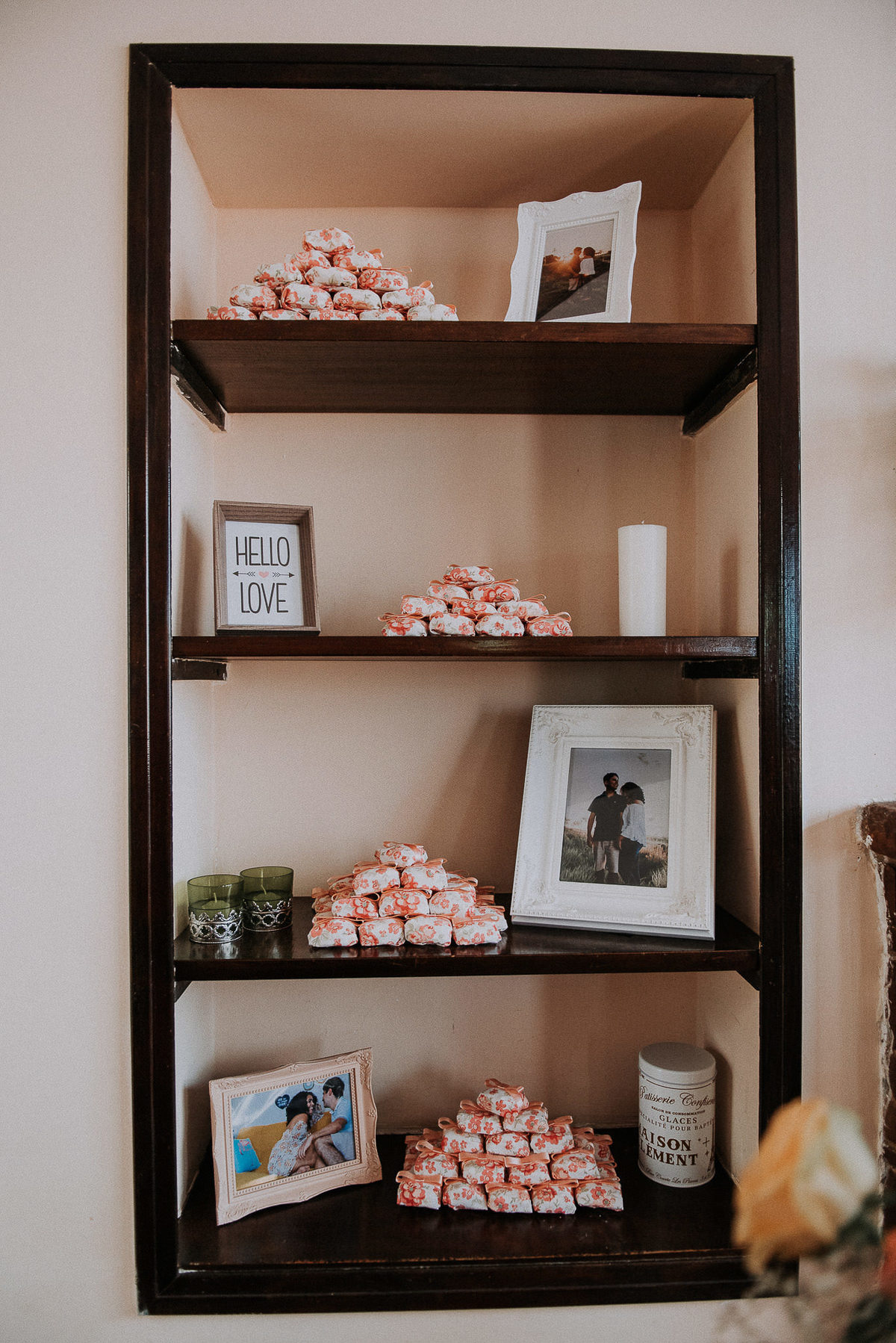 mini wedding decoração