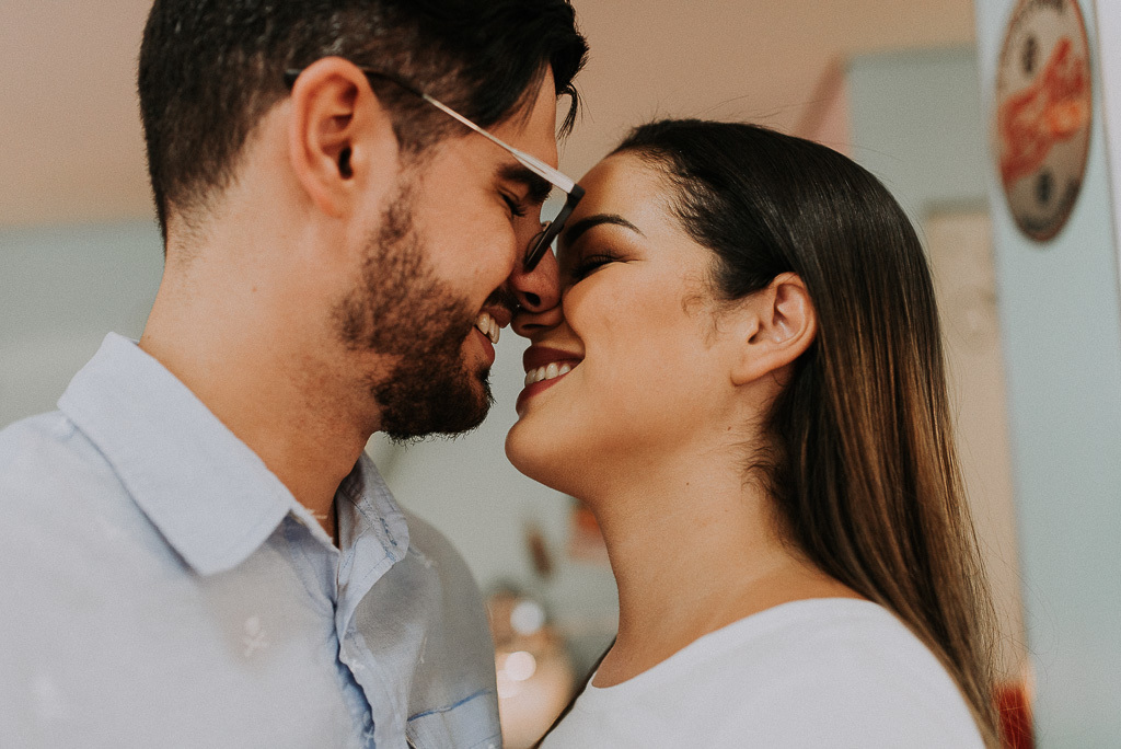 ensaio de casal hamburgueria