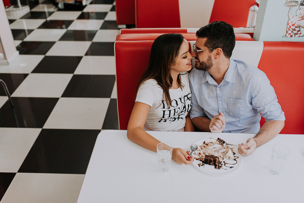 ensaio pré casamento hamburgueria