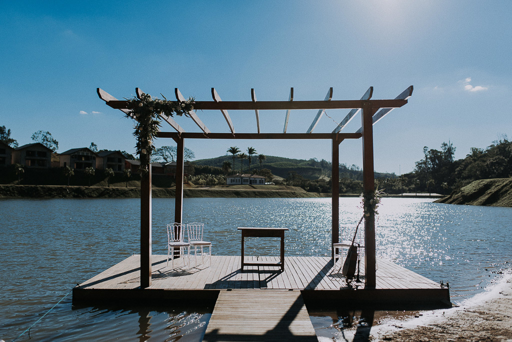 decoração cerimônia