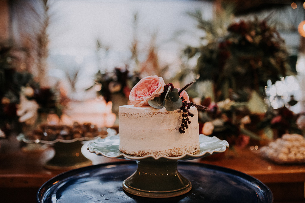 mesa do bolo decoração