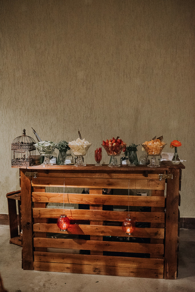 bar rústico casamento