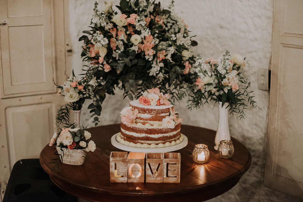 mesa do bolo casamento