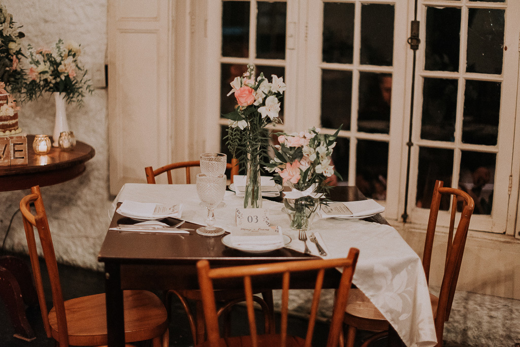 decoração do casamento