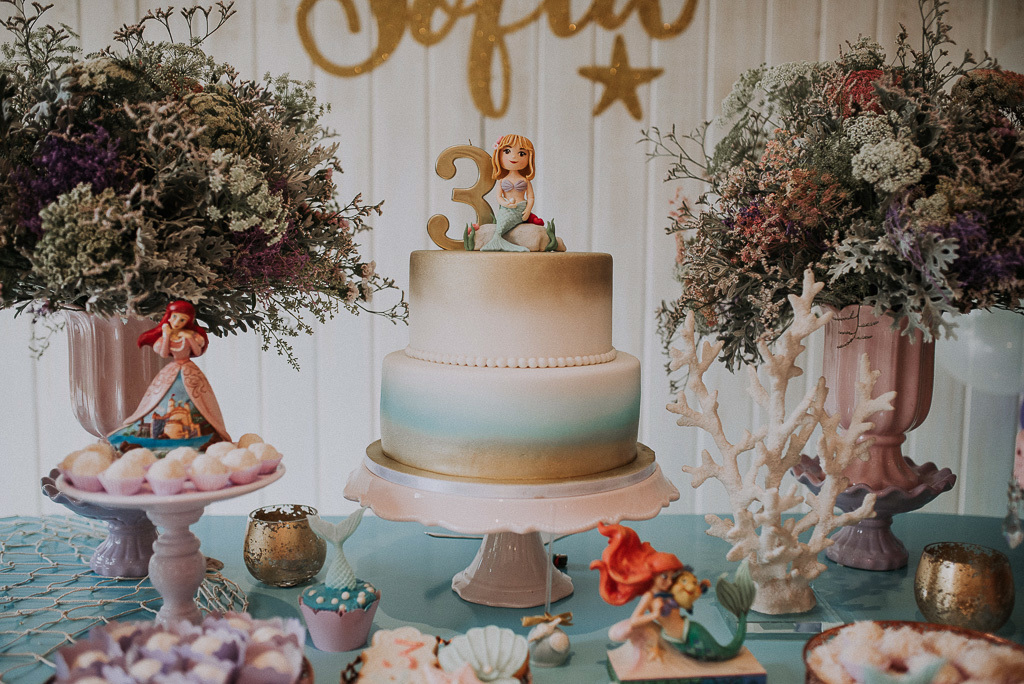 decoração festa sereia