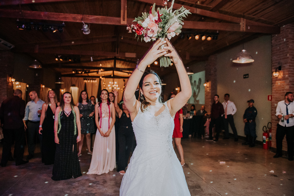 jogando o bouquet