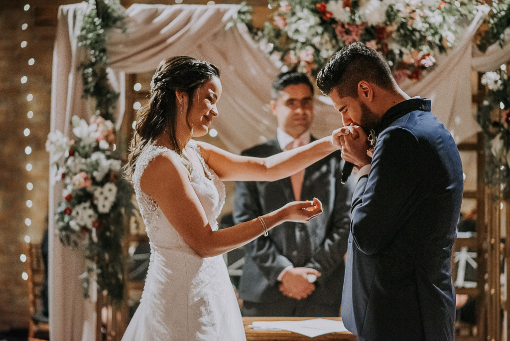 troca de aliança casamento