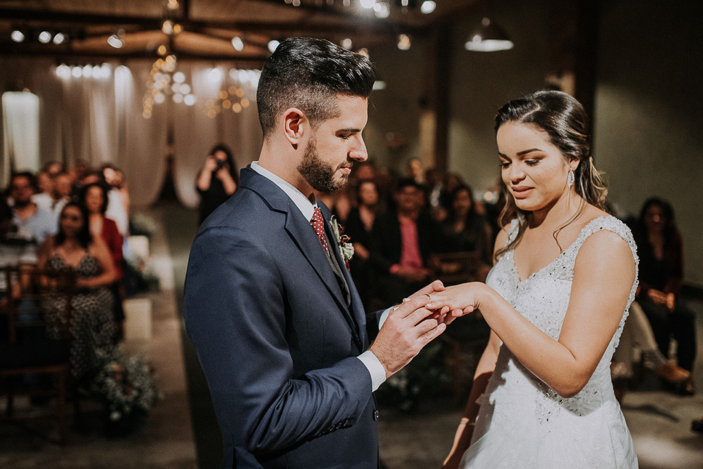 troca de aliança casamento