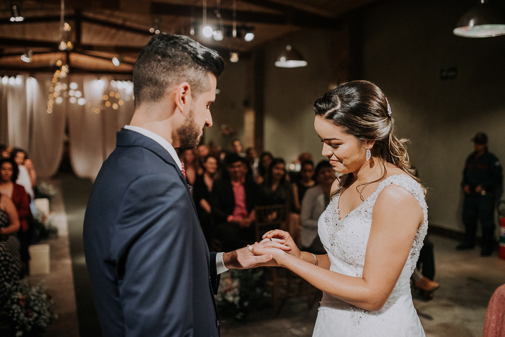 troca de aliança casamento