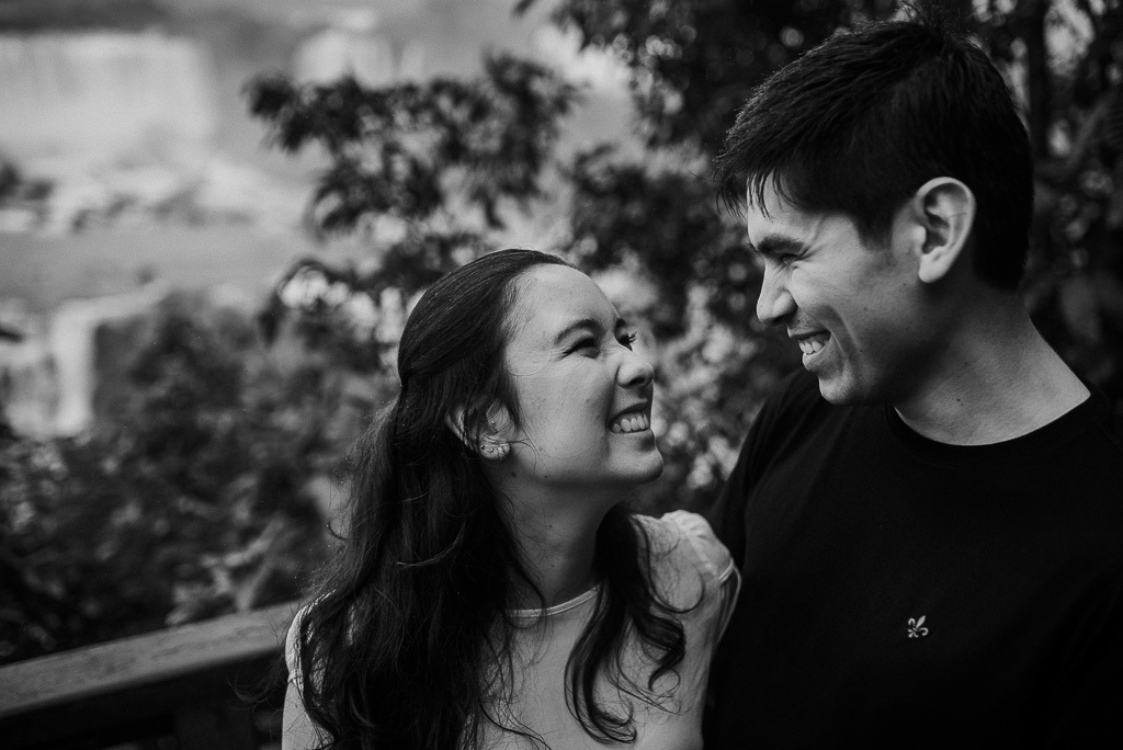 ensaio de casal nas cataratas de Foz do Iguaçu