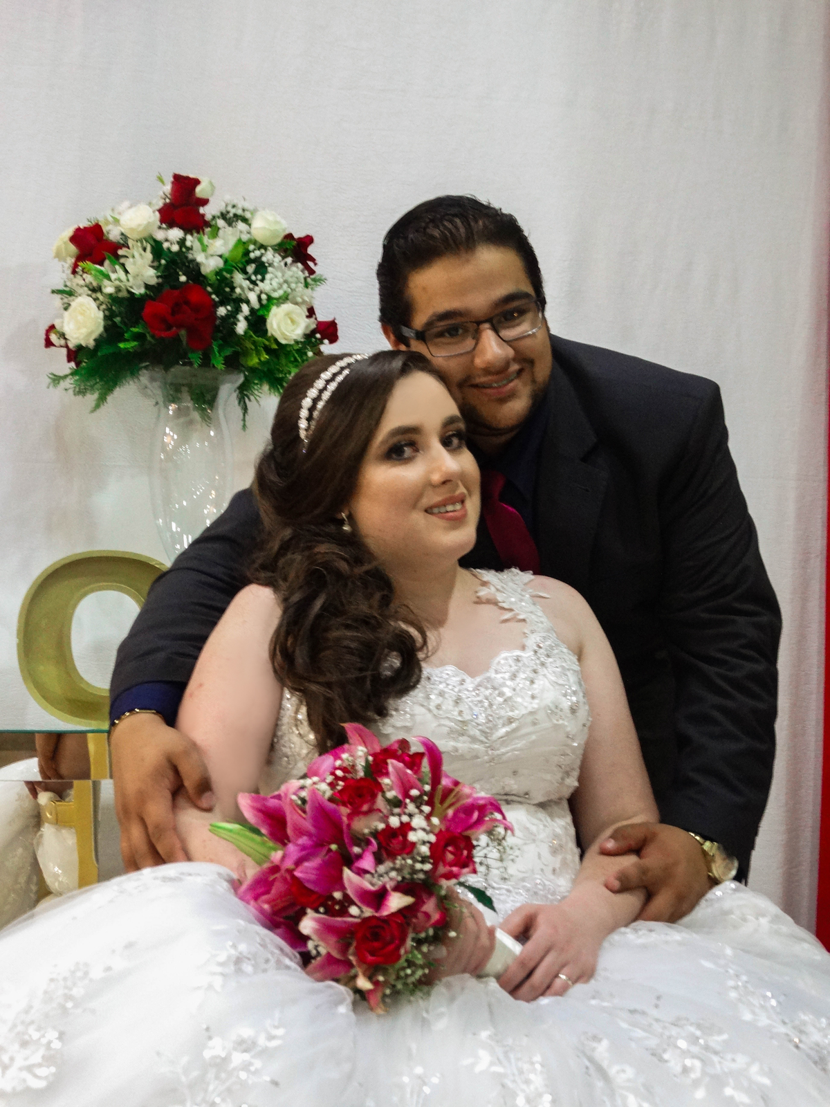 Foto realizada pós casamento.