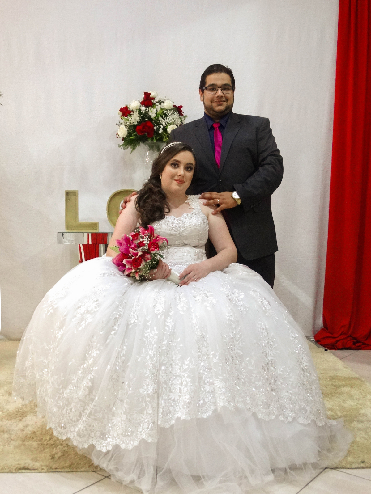 Foto realizada pós casamento.