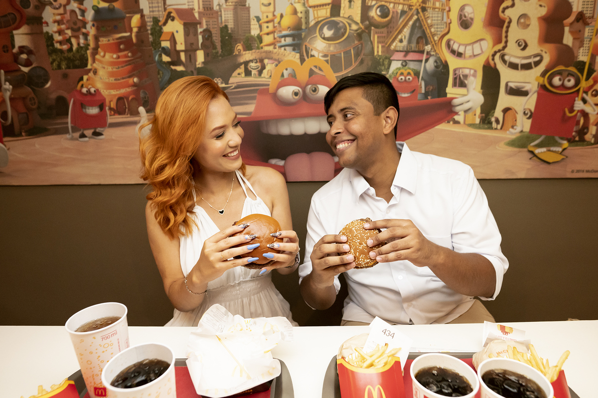 ENSAIO CASAL MC DONALDS