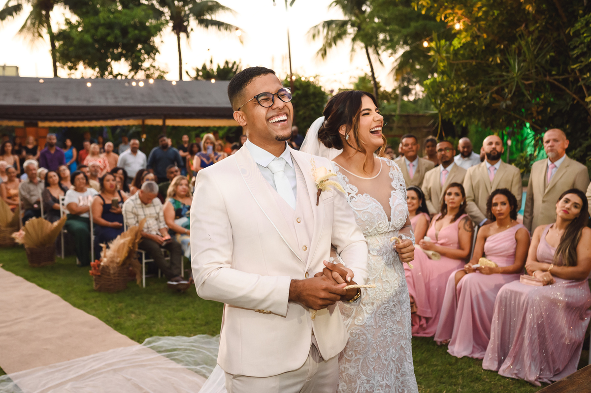 CERIMONIA DE CASAMENTO JARDINS DO CHALE