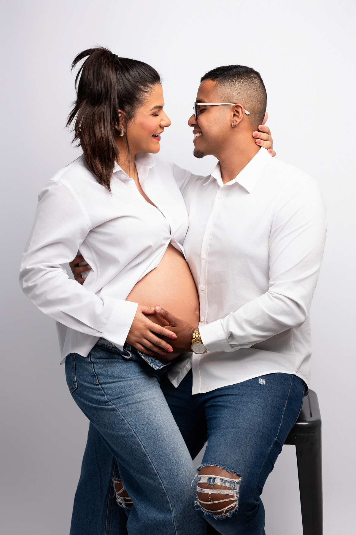 FOTOS EM ESTÚDIO GESTANTE