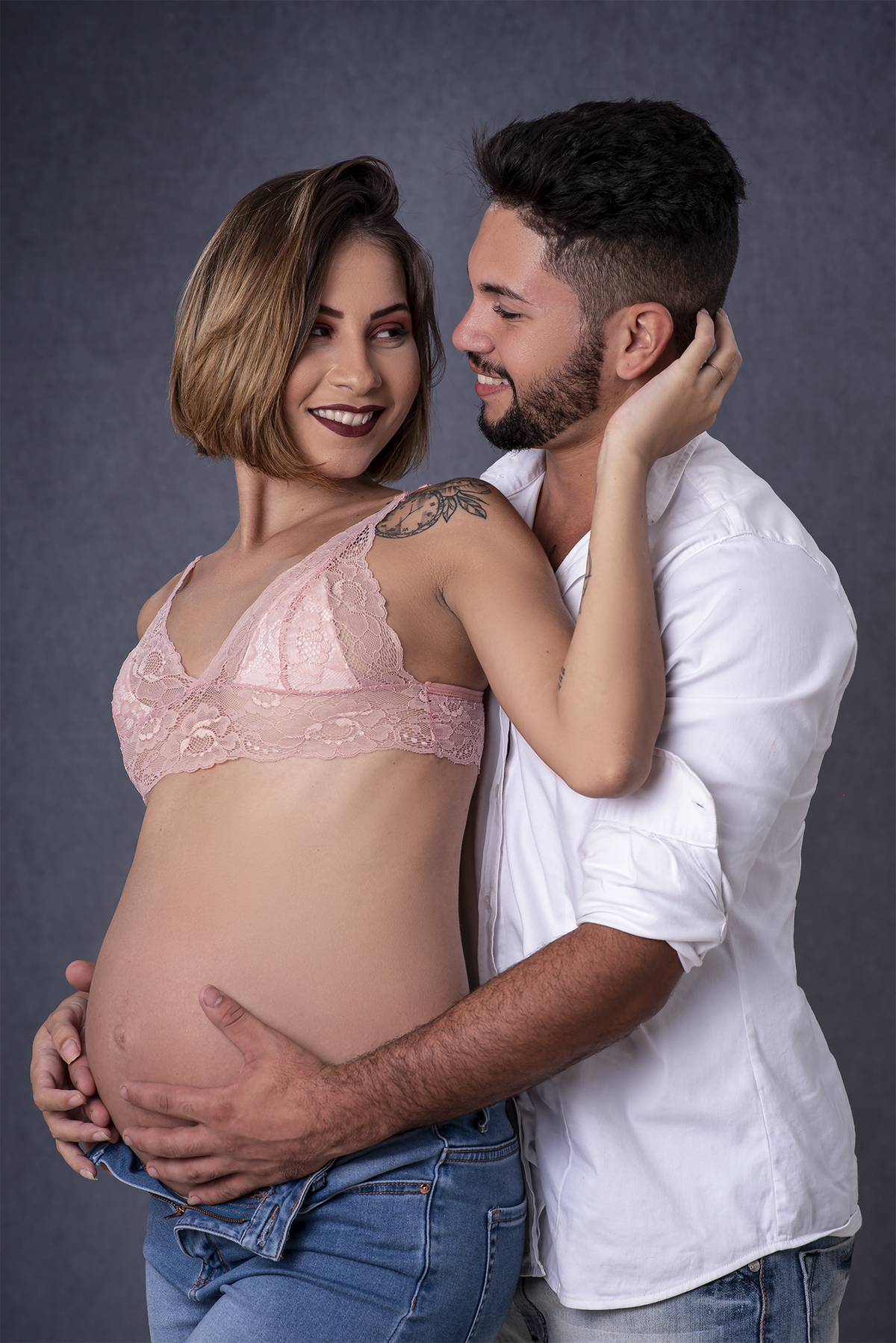 Ensaio Fotográfico Gestante em Estúdio