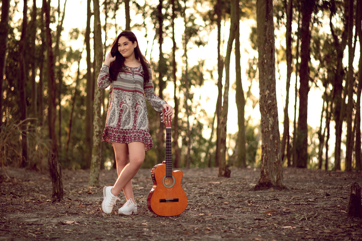 fotografia com violão