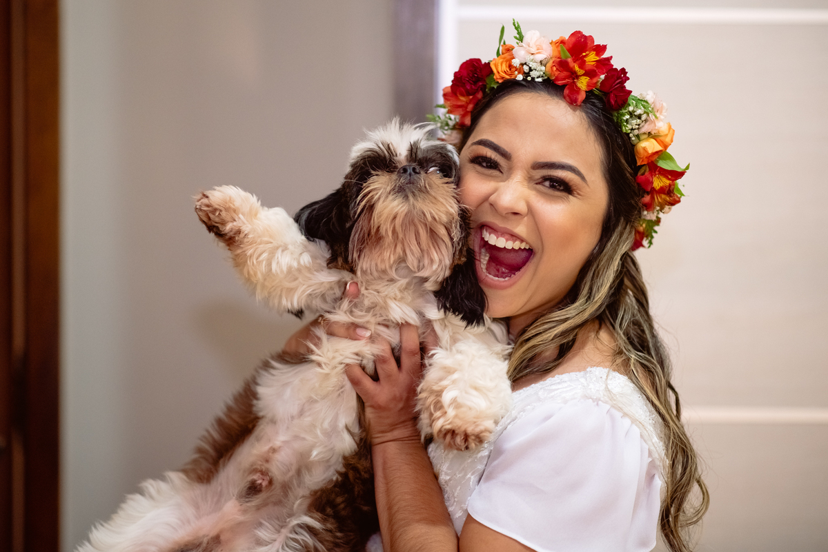 pet no casamento