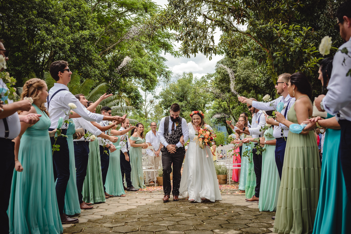 Casamento ao ar livre