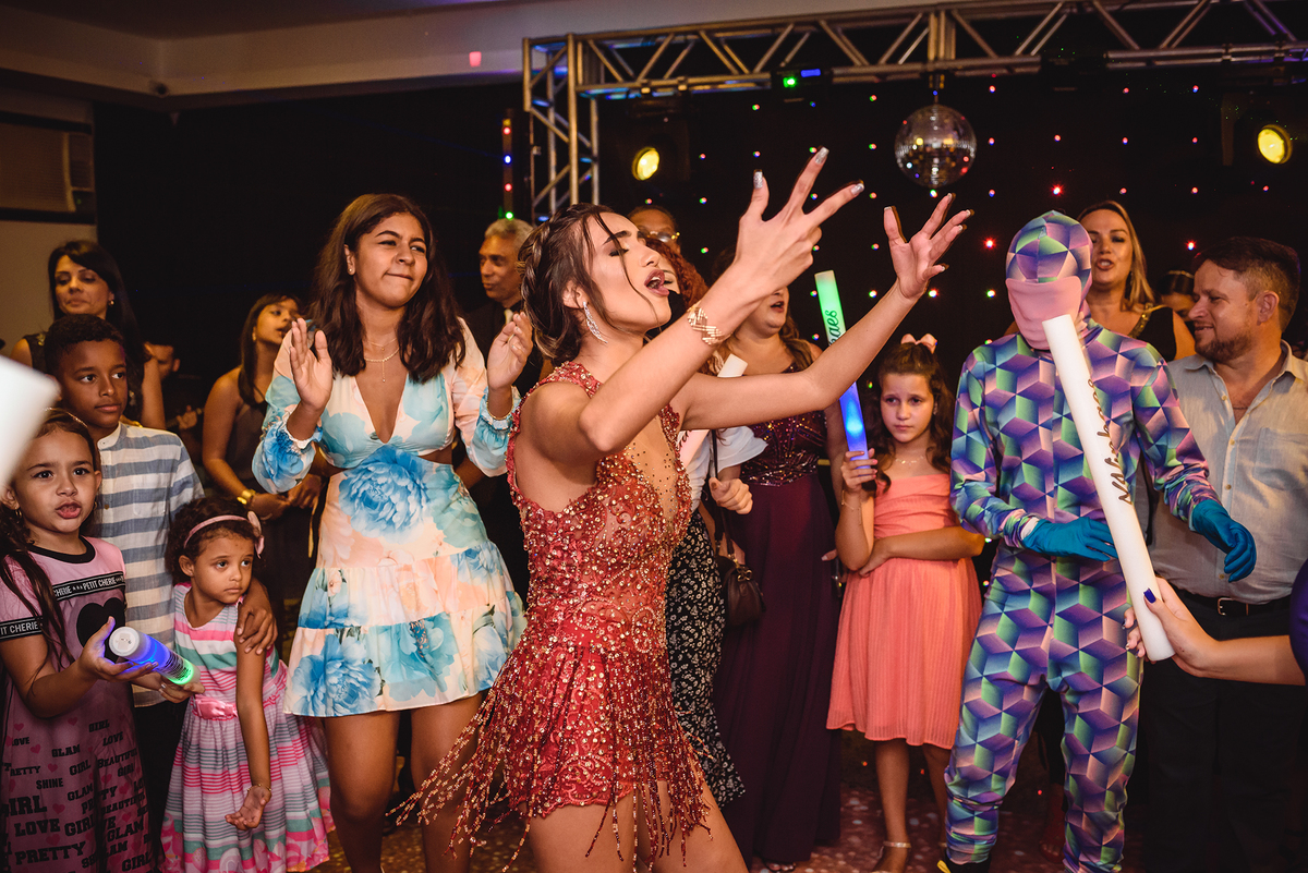 pista de dança 15 anos