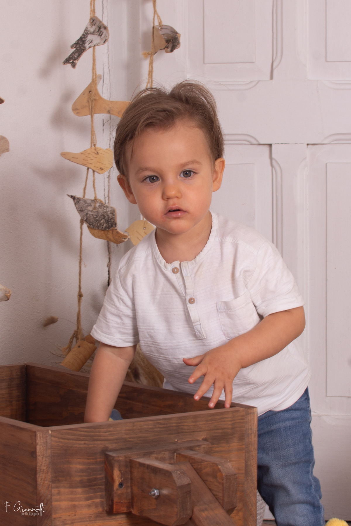 Fotografía infantil en estudio. Un espacio para descubrir a su ritmo.