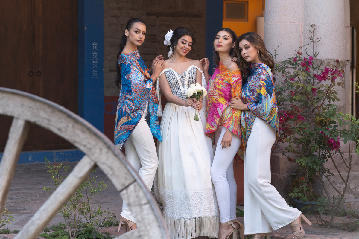 Imagen final que resume la colaboración entre marcas, diseño y fotografía en un editorial de bodas