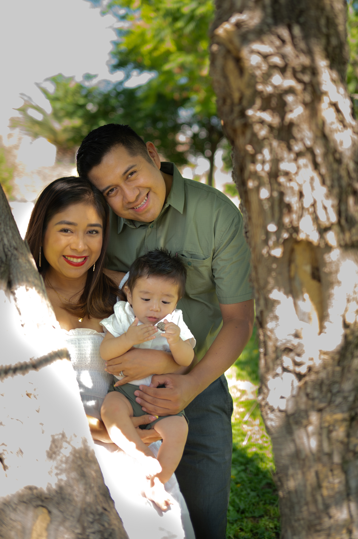 Familia en entorno natural en Cañadas del Arroyo