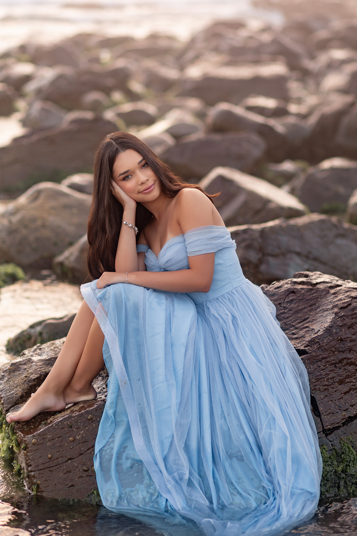 fotos no nascer do Sol - fotos na praia - fotografa de quinze anos - 15 anos - mar - debutante - ideias