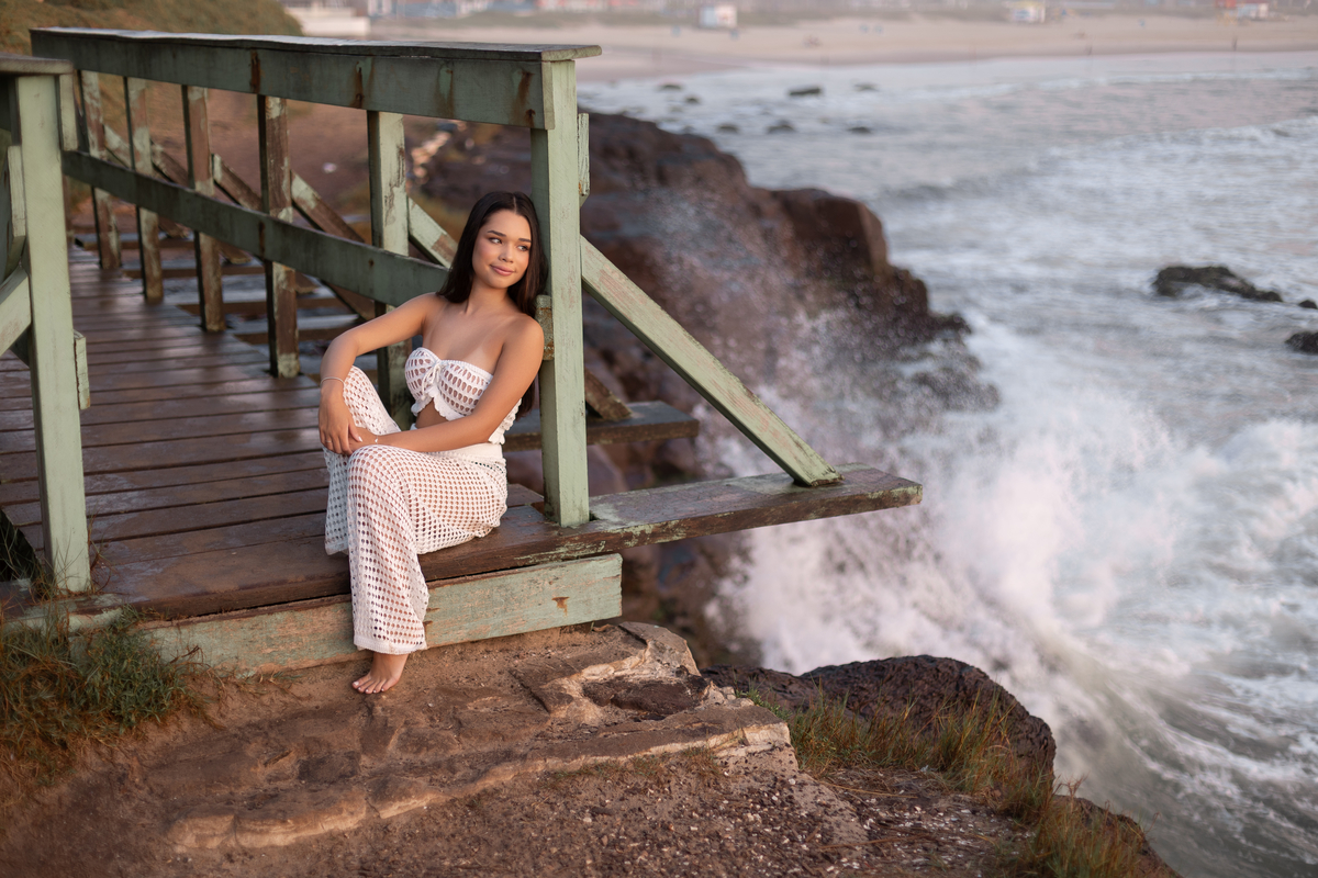 fotos no nascer do Sol - fotos na praia - fotografa de quinze anos - 15 anos - mar - debutante - ideias