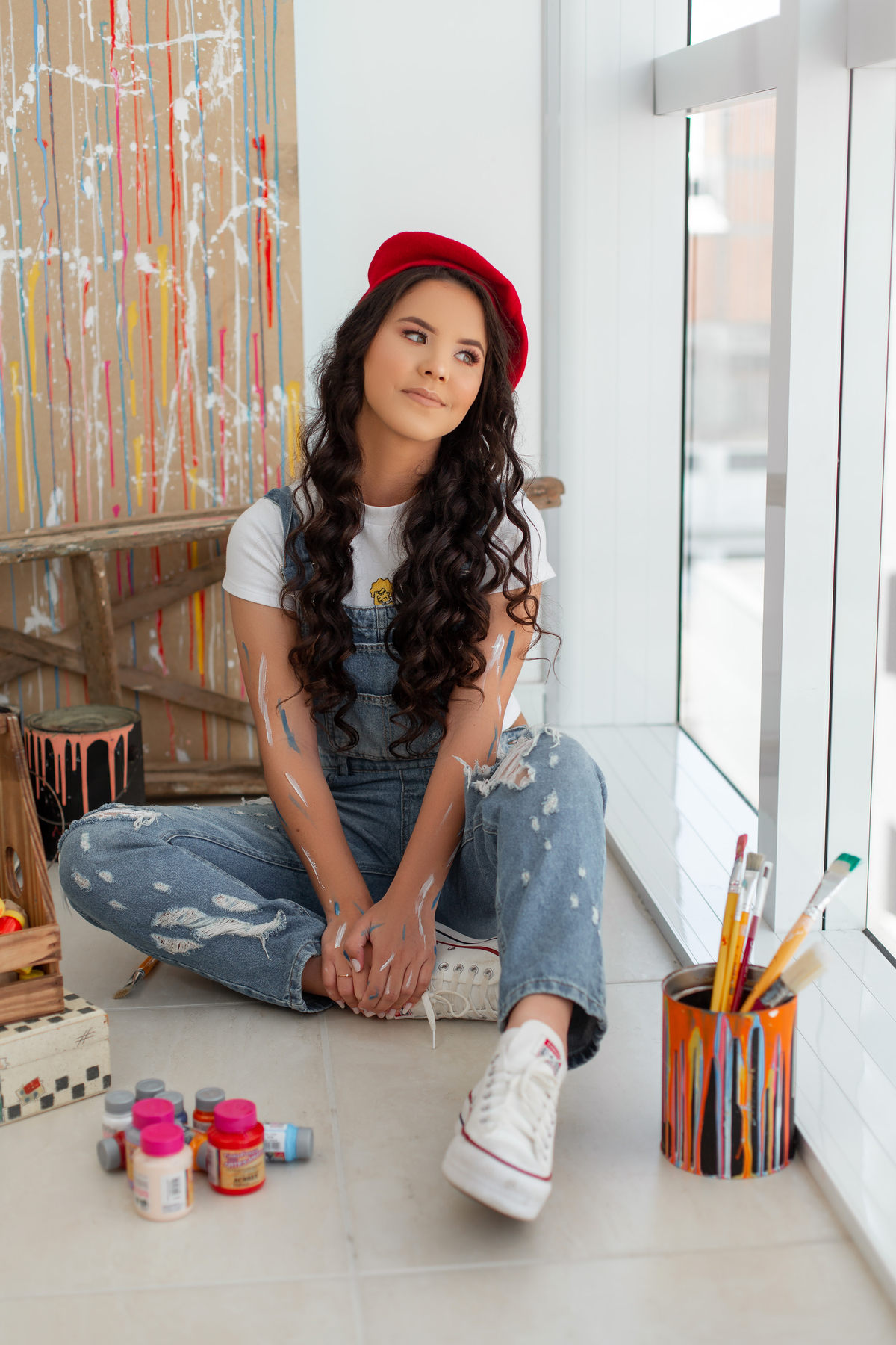 Fotografia de 15 anos, ideias criativas, inspirações, book dos quinze, Tintas e artes em estúdio. Torres/Rs. Araranguá/SC. Sombrio, Criciúma, Forquilhinhas, Três Cachoeiras, Terra de Areia, Porto Alegra, Fotos em Gramado, Canela, Serra Gaúcha