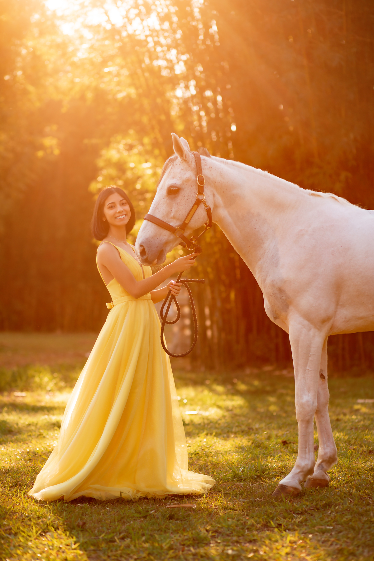 Natureza - Violino - Cavalo - equestre - hipismo - vestido - ararangua - book dos 15 - debutante - 15 anos- debutante - inspiração - floresta - santa catarina - horse - gramado - flor - equestrian - amazonas - lagoa - cavalo branco - Brasileiro de Hipismo