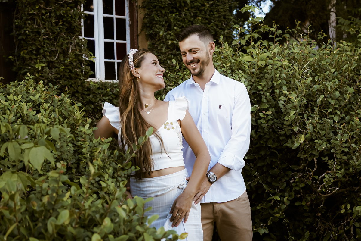 Fotografia de ensaio pré wedding de Michele e André na fazenda Santa Mariana