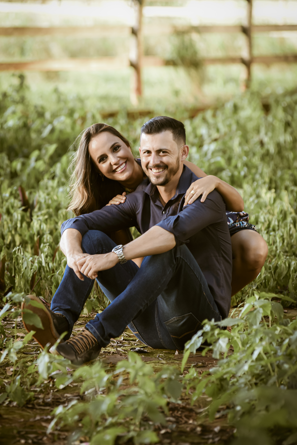 Fotografia de ensaio pré wedding de Michele e André na fazenda Santa Mariana