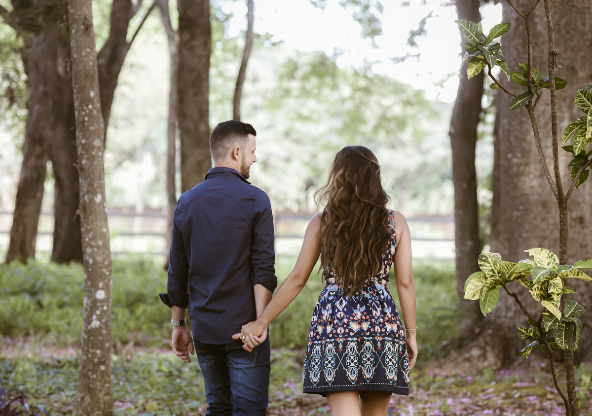Fotografia de ensaio pré wedding de Michele e André na fazenda Santa Mariana