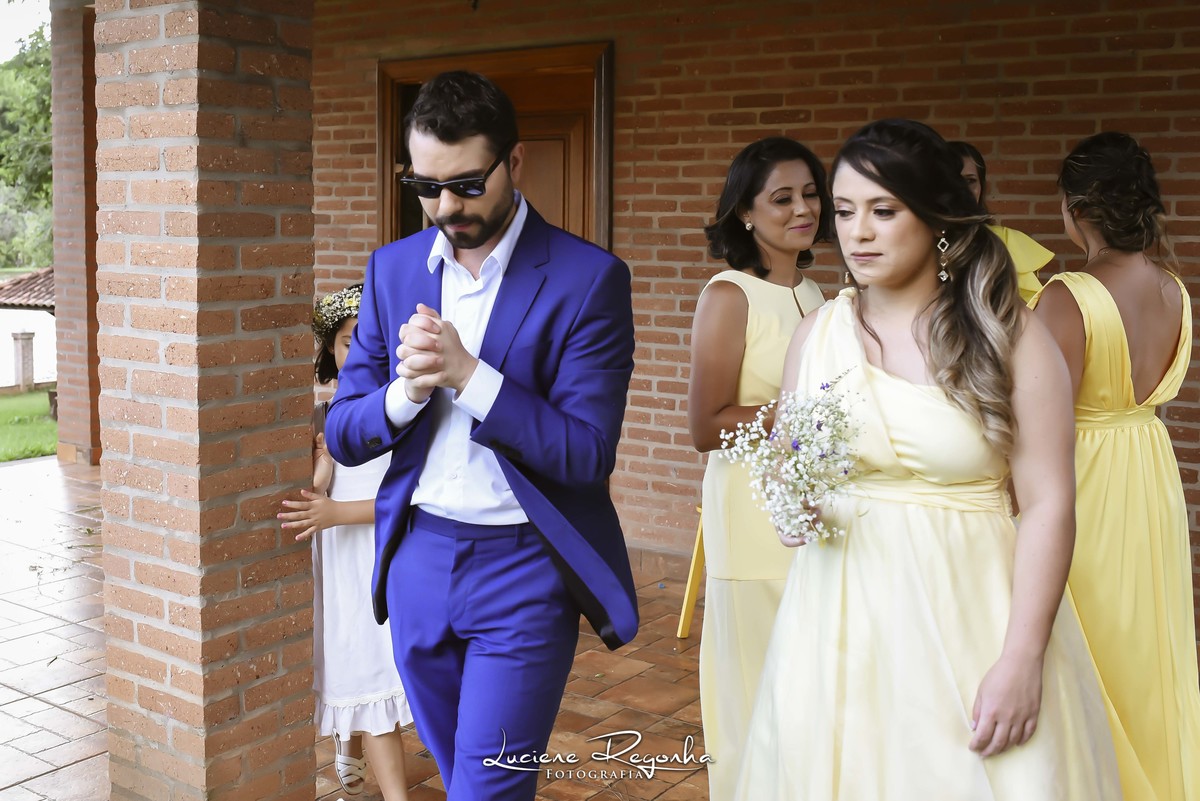 noivo antes do casamento