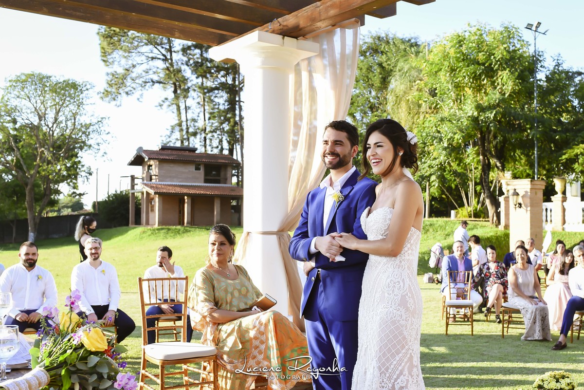 celebração de casamento no campo