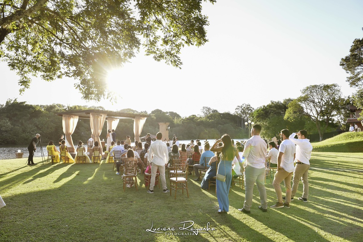 celebração de casamento no campo