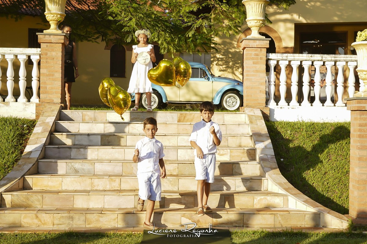 celebração de casamento no campo